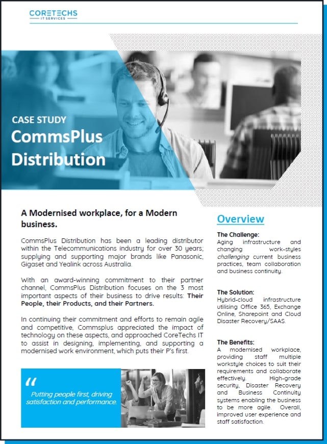 Commsplus Coverpage